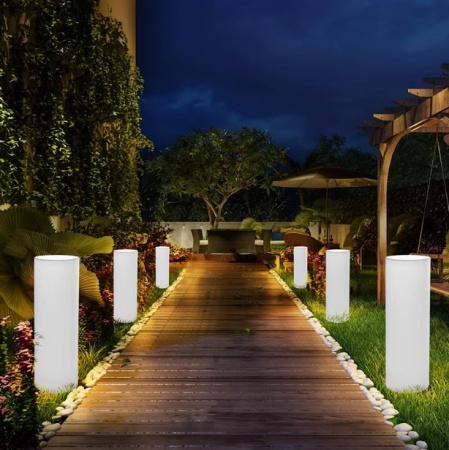 Светильник Цилиндр 25х36 питание от 220, RGB