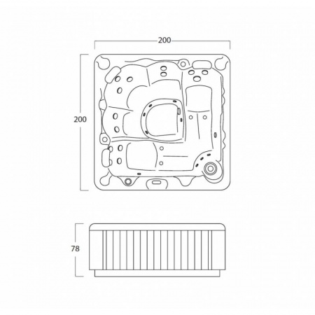 Спа бассейн Treesse Naxos